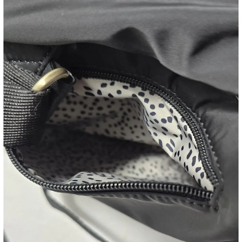 Radley London Backpack Nylon Black with Scottie Charm Pockets
